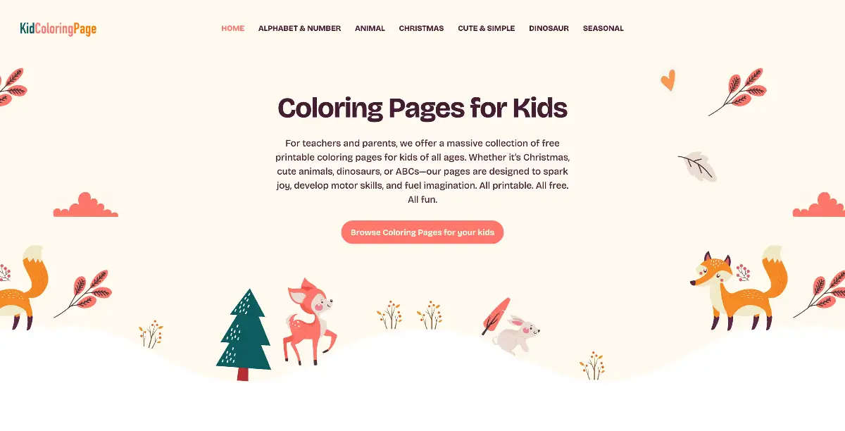 Coloring Pages for Kids product image